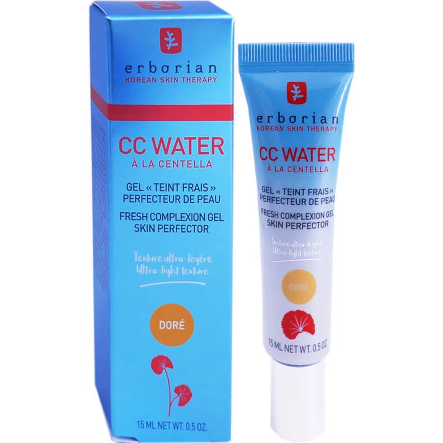 ERBORIAN CC WATER GEL FRESH GOLD FOUNDATION 15 ml