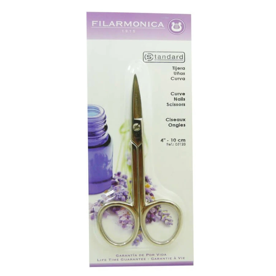 TIJERAS DE UÑAS CURVAS FILARMÓNICA, 10 CM
