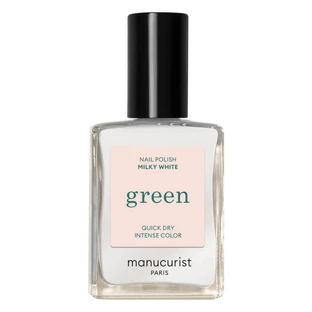 MANUCURIST GREEN MILKY WHITE NAIL POLISH 15ML