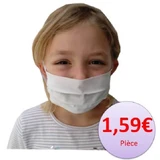 PAQUETE PROMOCIONAL DE 6 MASCARILLAS LAVABLES, TALLA 50, PARA NIÑOS DE 4 A 10 AÑOS