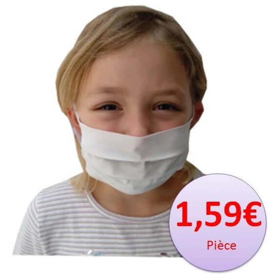 AKTIONS-SET MIT 6 WASCHBAREN MASKEN, GRÖSSE 50, FÜR KINDER VON 4 BIS 10 JAHREN