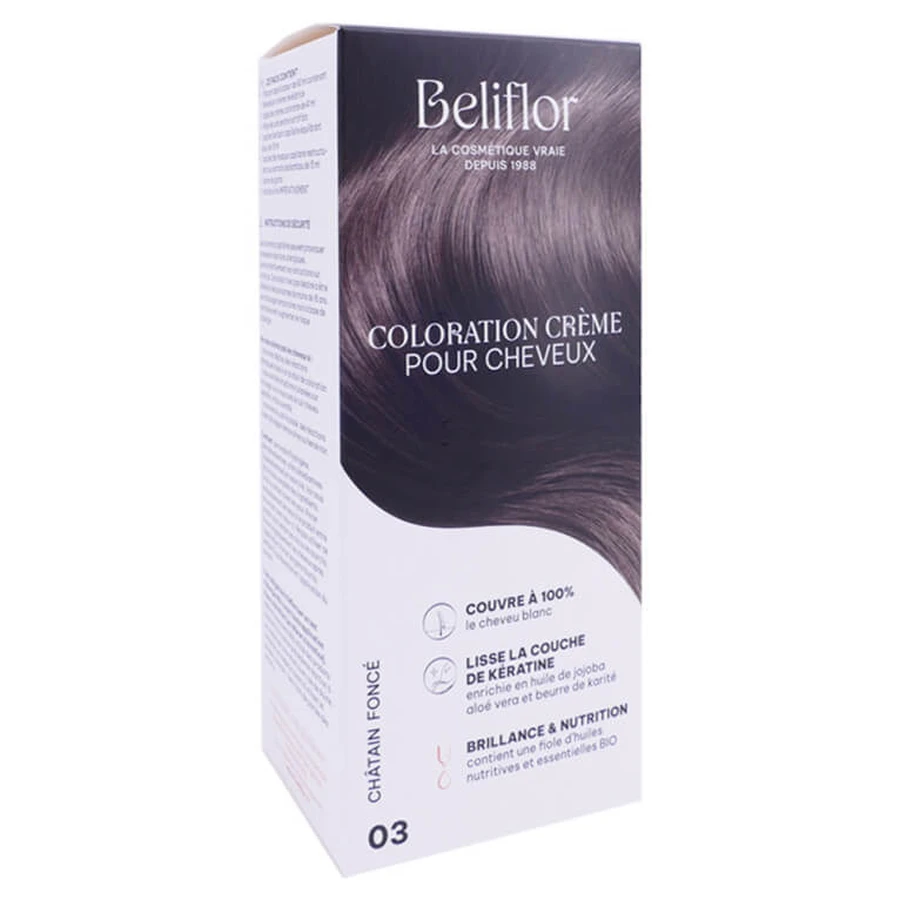 BELIFLOR CREMA TINTORIAL 03 MARRÓN OSCURO 120 ML