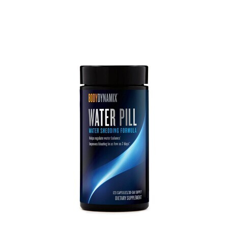 Bodydynamix Water Pill, Formula Pentru Reducerea Retentiei De Apa Din Organism, 120 Cps