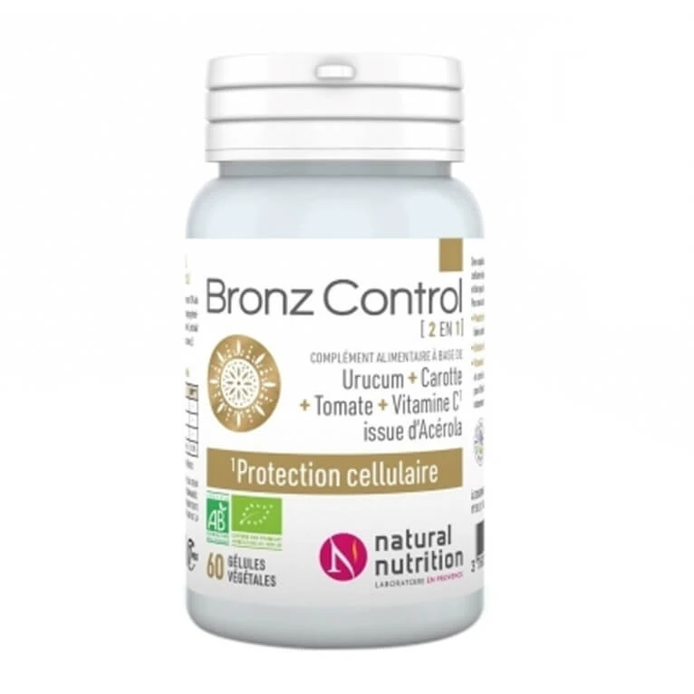 NATURAL NUTRITION BRONZ CONTROL 60 CAPSULES