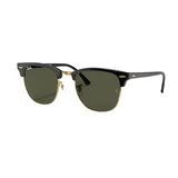 RAY BAN 3016 FARBE W0365 SCHWARZ AUF GOLD GRÖSSE 49/21