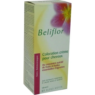 BELIFLOR CREMA TINTORIAL PARA EL CABELLO 07 RUBIO MEDIO 120 ML
