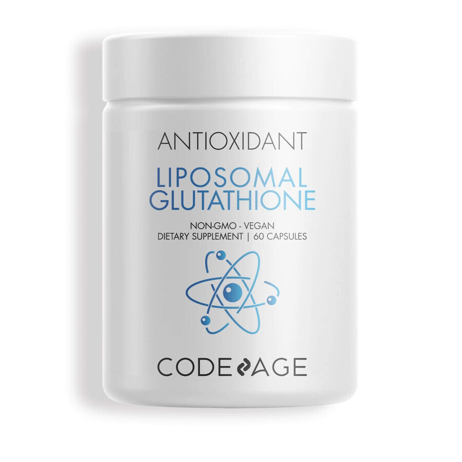 Codeage Liposomaal Glutathion, Glutathion Liposomaal Setria, 60 Cps
