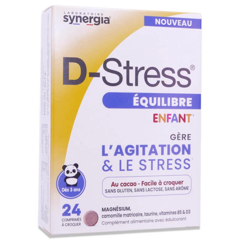 SYNERGIA D-STRESS CHILD'S BALANCE 24 TABLETTEN, CACAOSMAAK