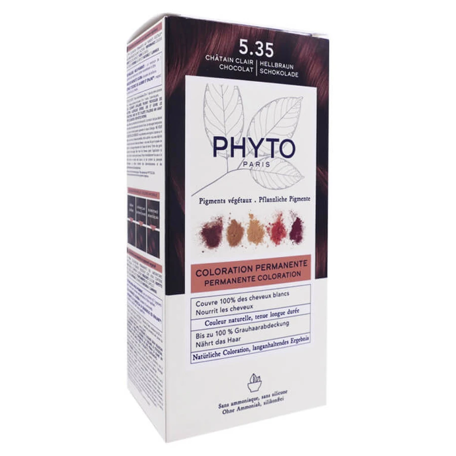 PHYTO PERMANENTNA FARBA DO WŁOSÓW JASNOBRĄZOWA 5.35: ceny i cechy