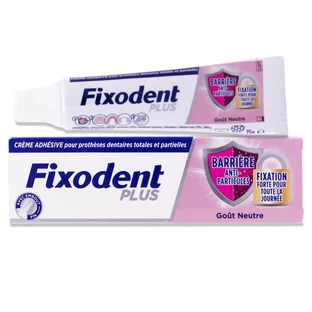 FIXODENT PLUS CREME ADHESIVE ANTI-PARTICULES GOÛT NEUTRE 35G