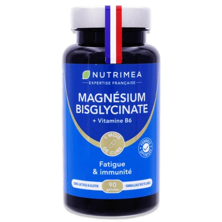 NUTRIMEA MAGNESIUM BISGLYCINATE FOR FATIGUE & IMMUNE SUPPORT 90 CAPSULES
