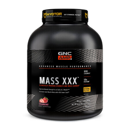 Gnc Amp Mass Xxx, Wei-eiwit, Aardbeiensmaak, 2724 G