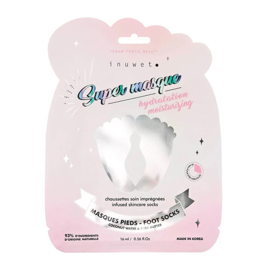 INUWET SUPER MOISTURIZING FOOT MASK 16 ML