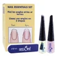 SET DE PRODUCTOS ESENCIALES PARA UÑAS ESTRIADAS Y SIN BRILLO DE HEROME