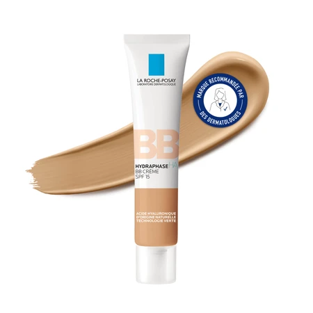 LA ROCHE-POSAY HYDRAPHASE BB CREAM SPF 15, TONO MEDIO, 40 ML