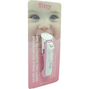 VITRY VEILIGE BABYNAGELKNIPPER, ROZE