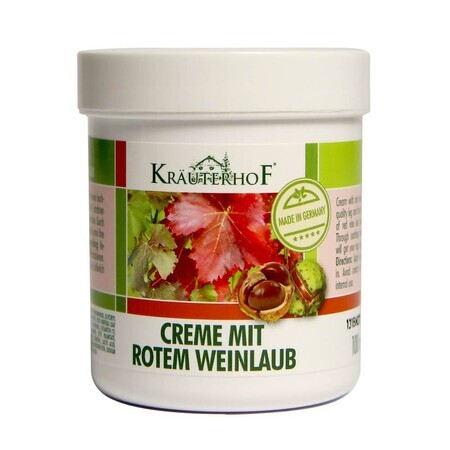 Fußcreme mit Kastanie und Wein, 100 ml, Krauterhof