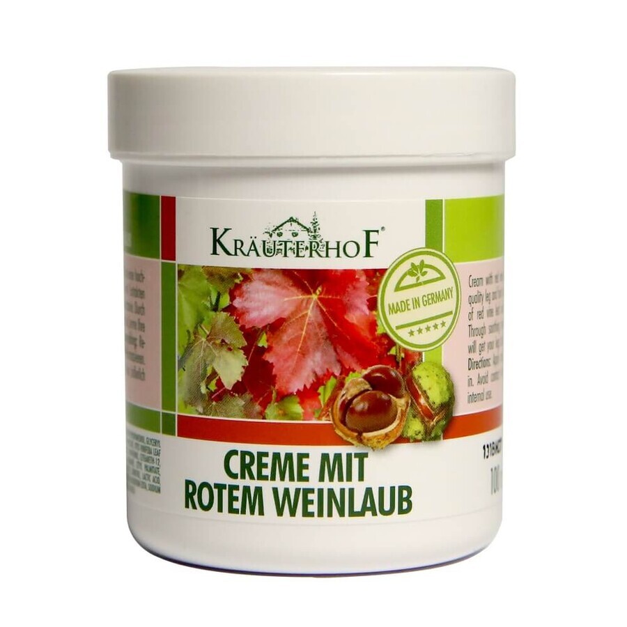 Voetcrème met kastanje en wijnstok, 100 ml, Krauterhof