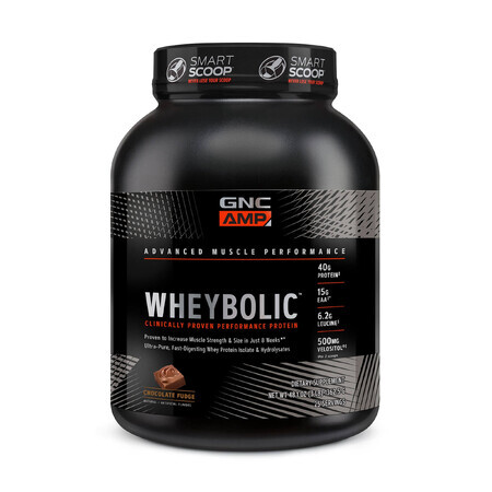 Gnc Amp Wheybolic, Whey Protein, Chocolate Flavored, 1362.5 G