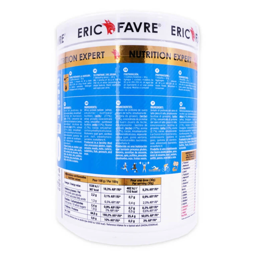 ERIC FAVRE ISO ZERO 100% WHEY, CHOCOLATE FLAVOR, 500G