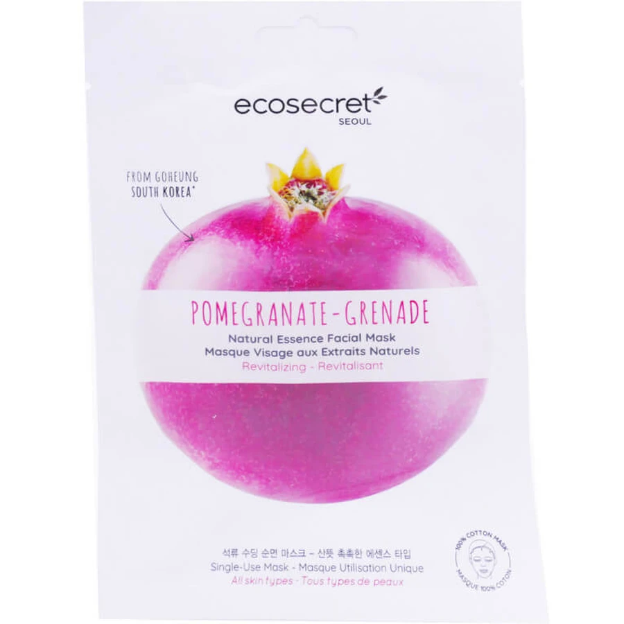 ECOSECRET GRENADĂ MASCĂ DE BUMBAC 20 ML