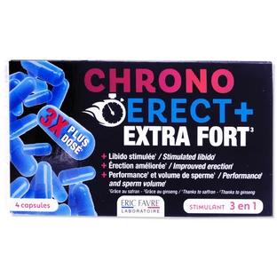 ERIC FAVRE CHRONO ERECT+ EXTRA STERK 4 CAPSULES
