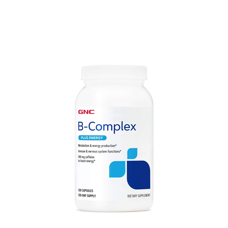 Gnc B-complex + Energy, B Complex + Energizing Formula, 120 Cps