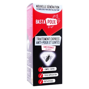 BASTA POUX TRATAMENT EXPRESS ÎMPOTRIVA PĂDUCHILOR ȘI LARVELOR 100 ML