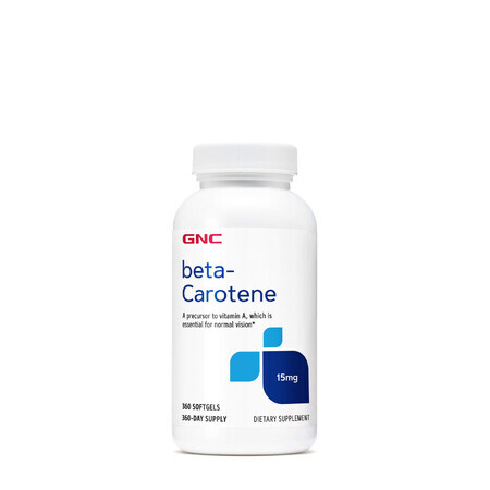 Gnc-bètacaroteen 15 Mg, 360 Cps
