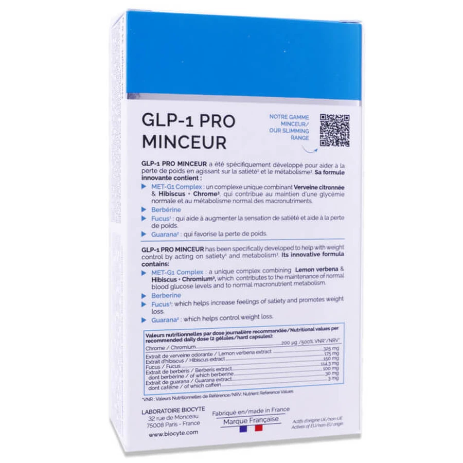 BIOCYTE GLP-1 AFSLANKING 60 CAPSULES