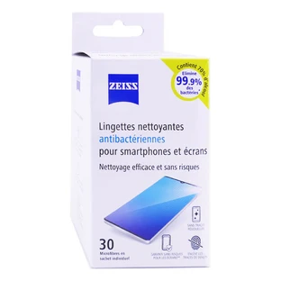 ZEISS ANTIBAKTERIELLE REINIGUNGSTÜCHER, 30 TÜCHER