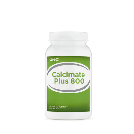 Gnc Calcimate Plus 800, Calcium Malat Citrat, 120 Tb