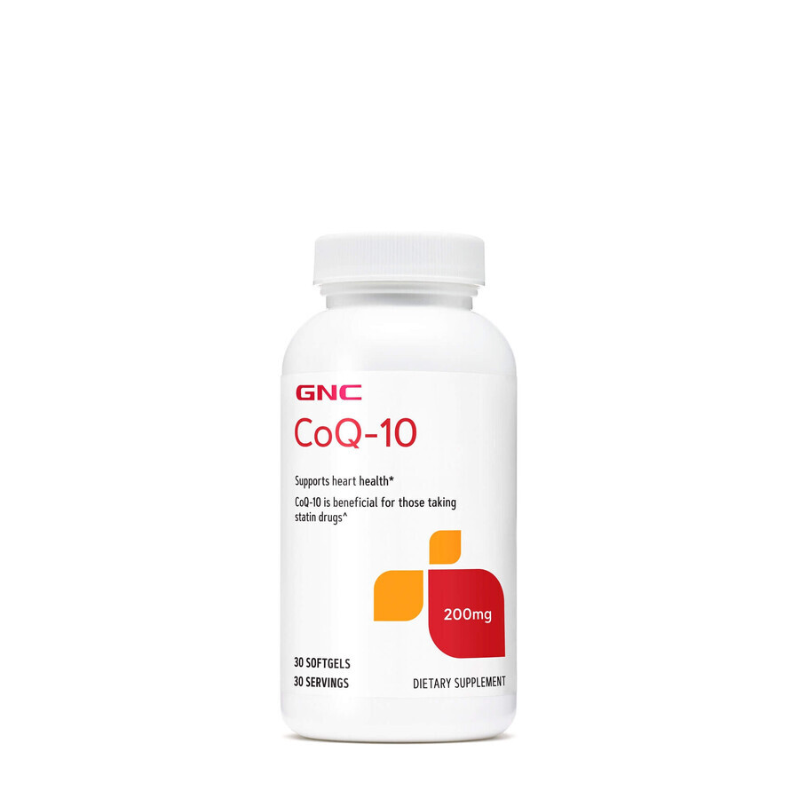 Gnc Coenzima Coq-10 Naturale 200 Mg, 30 Cps