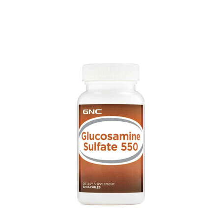 Gnc Glucosamine Sulfaat 550 Mg, Glucozamine Sulfaat, 30 Cps