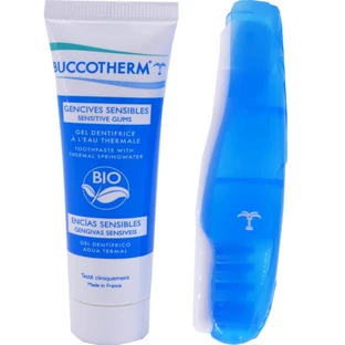 BUCCOTHERM KIT VOYAGE DENTIFRICE 25ML + BROSSE A DENTS PLIABLE