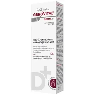 Gerovital H3 Derma+ cream for red and flaky skin, 50ml, Farmec