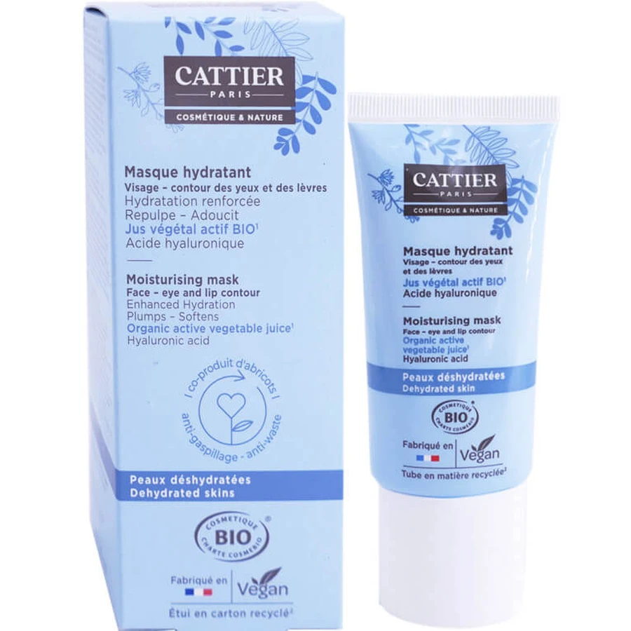 CATTIER, MASCARILLA HIDRATANTE ECOLÓGICA, 50 ML