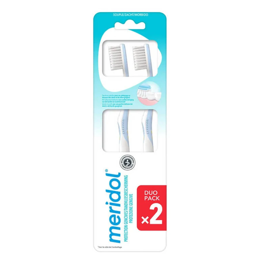MERIDOL GUM PROTECTION 2-PACK ZACHTE TANDBORSTELS