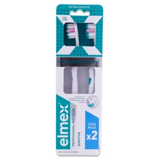 ELMEX SENSITIVE PRECISION: PAQUETE DE 2 CEPILLOS DE DIENTES SUAVES