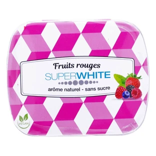SUPERWHITE RED BERRIES 50 zuigtabletten