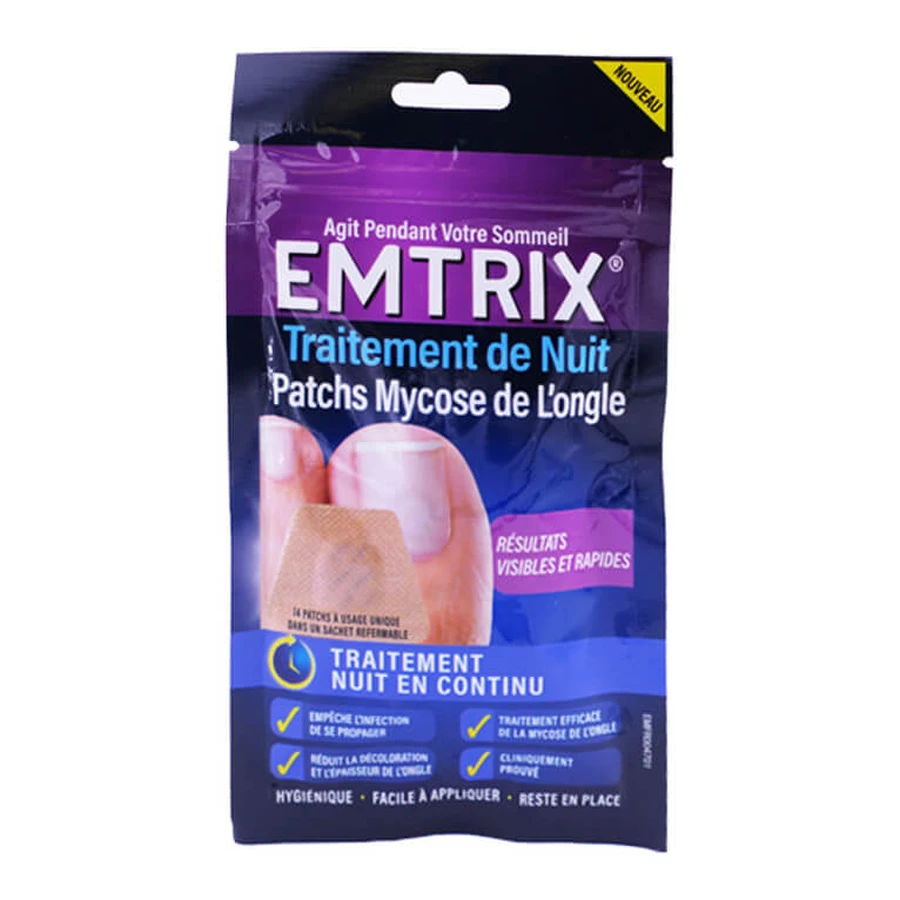 EMTRIX TRATAMENT DE NOAPTE PENTRU MICOZA UNGHIILOR 14 PLASTURI