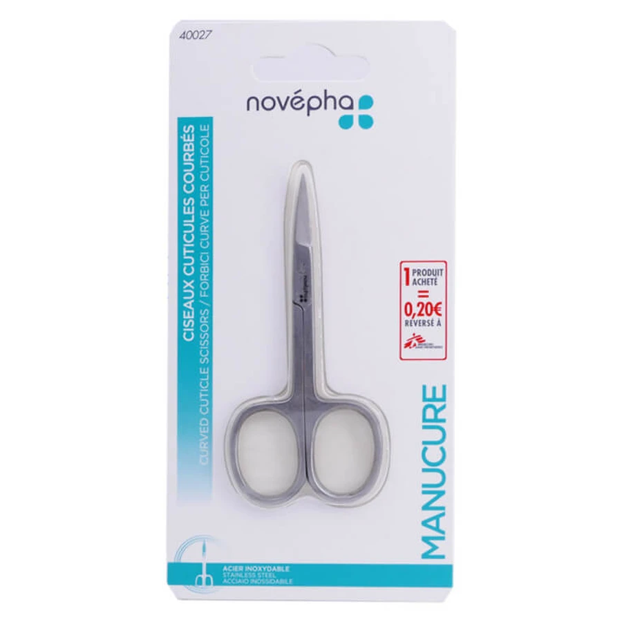 NOVÉPHA MANICURE CURVED CUTICLE SCISSORS