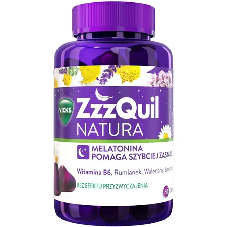 ZzzQuil Natura, żelki, 2 x 60 sztuk: ceny i cechy