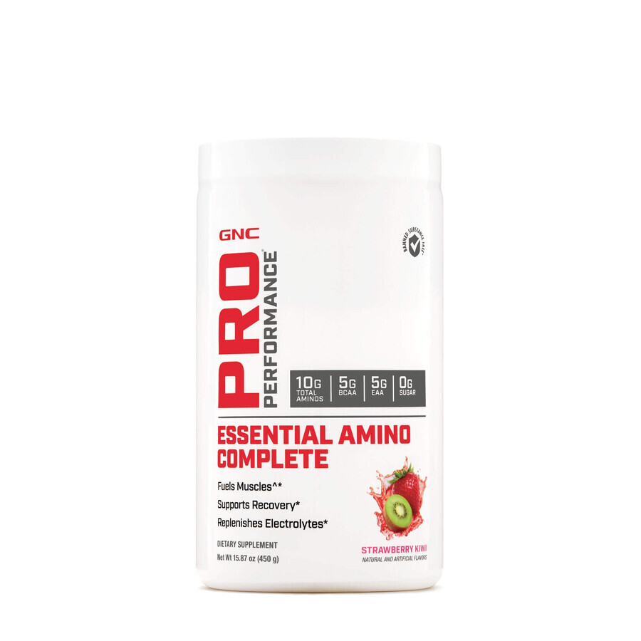 Gnc Pro Performance Essential Amino Complete mit Erdbeer- und Kiwi-Geschmack, 450 G