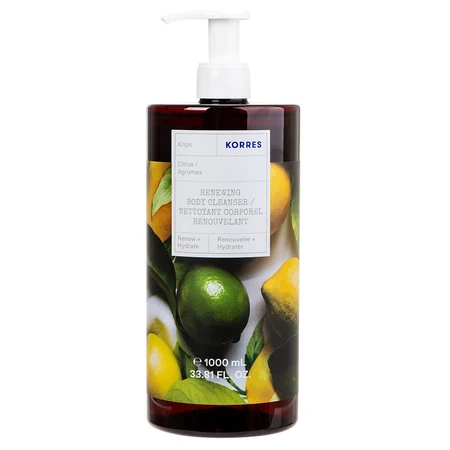 Gel de ducha Citron de Korres, 1000 ml