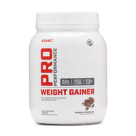 Gnc Pro Performance Weight Gainer, Eiwitformule voor gewichtstoename met chocoladesmaak 1134 G