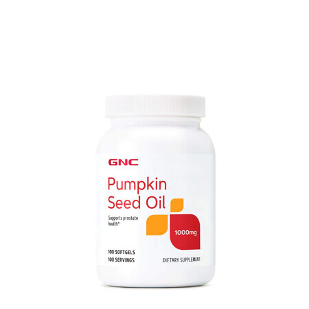 Gnc Pompoenpitolie 1000 Mg, Pompoenpitolie, 100 Cps