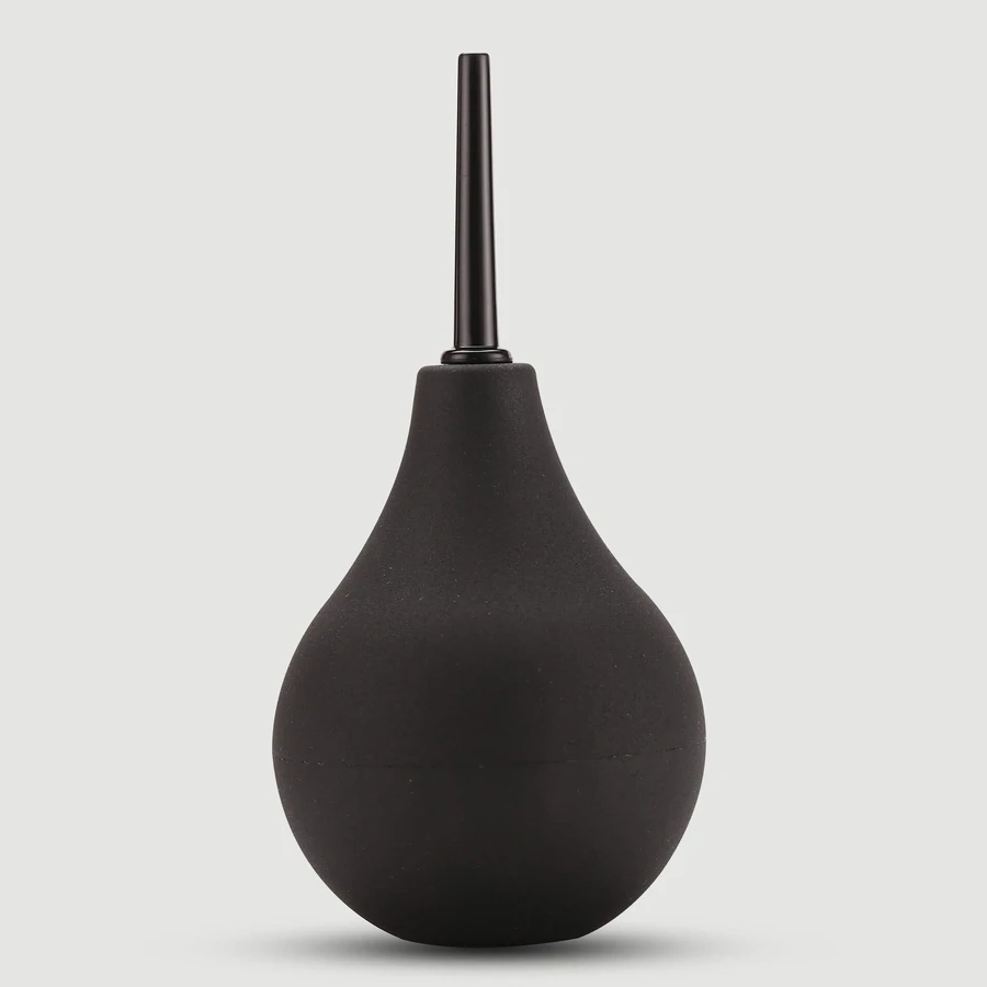 Anal Beginner's Large Silicone Anal Douche 224 ml - Black