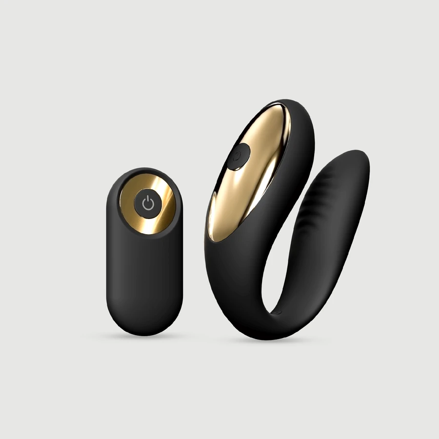 Perfect Lover Remote-Controlled Couples' Vibrator - Black
