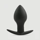 Anal Intruder – Plug anal rotund mare din silicon – Negru